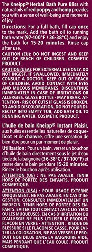 Kneipp Red Poppy & Hemp Herbal Bath Oil 3