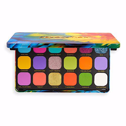 Makeup Revolution Forever Flawless Eyeshadow Palette, Bird of Paradise 2