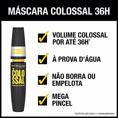 Maybelline New York Colossal Longwear Waterproof Mascara, Very Blac 9