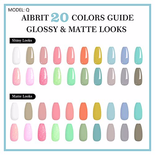 AIBRIT Gel Nail Polish Kit 24pcs 2