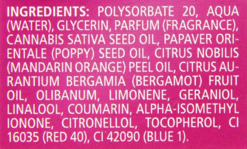 Kneipp Red Poppy & Hemp Herbal Bath Oil 10