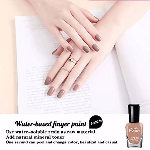 Tophany Non Toxic Nail Polish Set Kids Teens 6 Bottles 5ML 3
