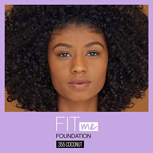 Maybelline New York Fit Me Dewy + Smooth Foundation 355 Coconut 5