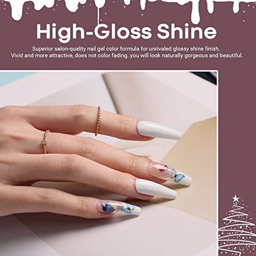 Modelones Gel Nail Polish Set, A1 Nude Drama 5