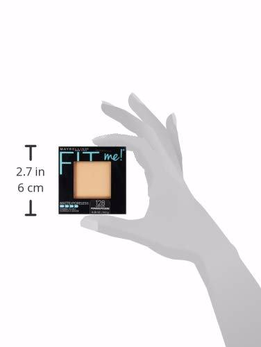Maybelline New York Fit Me Matte + Poreless Pressed Face Powder, 128 WARM NUDE 7