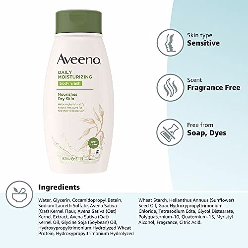 Aveeno Daily Moisturizing Body Wash with Soothing Oat 17