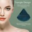 Pimoys 6 Pieces Powder Puff Face Soft Triangle Makeup Peacock Blue Thumbnail 2
