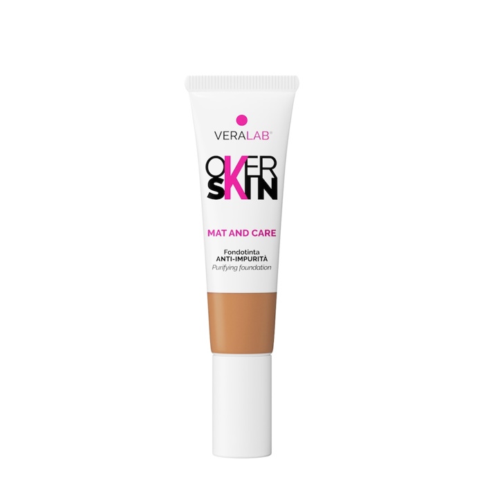 OVERSKIN MAT AND CARE FOUNDATION Marrone chiaro