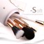 Zoreya Travel Makeup Brush Set, White Thumbnail 5