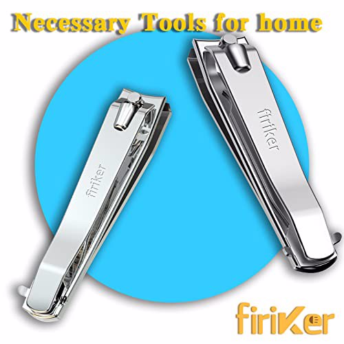 firiKer 2PCS Stainless Steel Nail Clippers 7