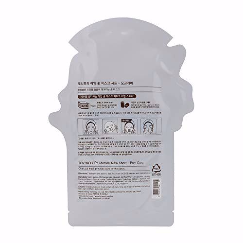 TONYMOLY I'm Real Charcoal Pore Care Mask Sheet 3