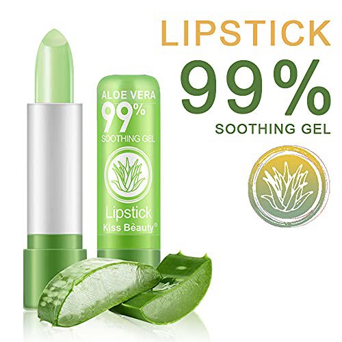 BINGBRUSH 3 Pcs Aloe Vera Color Changing Lipstick 3