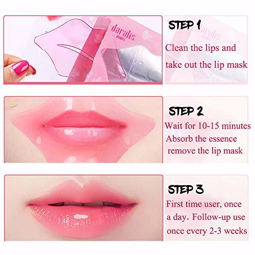 DEERWIN 20Pcs Cranberry Crystal Lip Mask  7