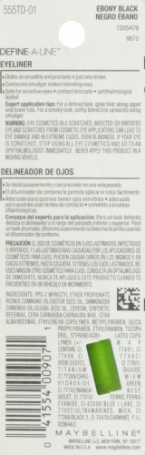 Maybelline New York Define-A-Line Eyeliner Ebony Black 3