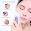 Waterproof Facial Cleansing Spin Brush Set 3 Exfoliating Brush Heads, Purple Thumbnail 7