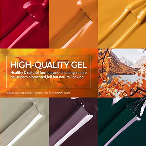 Modelones Gel Nail Polish Set, Fall with The Wind 3