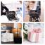 MONSTINA Train Cases Professional Travel Bag Cosmetic Cases Marble White Thumbnail 9