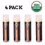 USDA Organic Lip Balm 4-Pack by Earth's Daughter Creamy Coconut Thumbnail 4