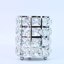 LUGUNU Makeup Brush Holder Organizer Golden Crystal Bling Personalized Gold Comb Brushes Thumbnail 9