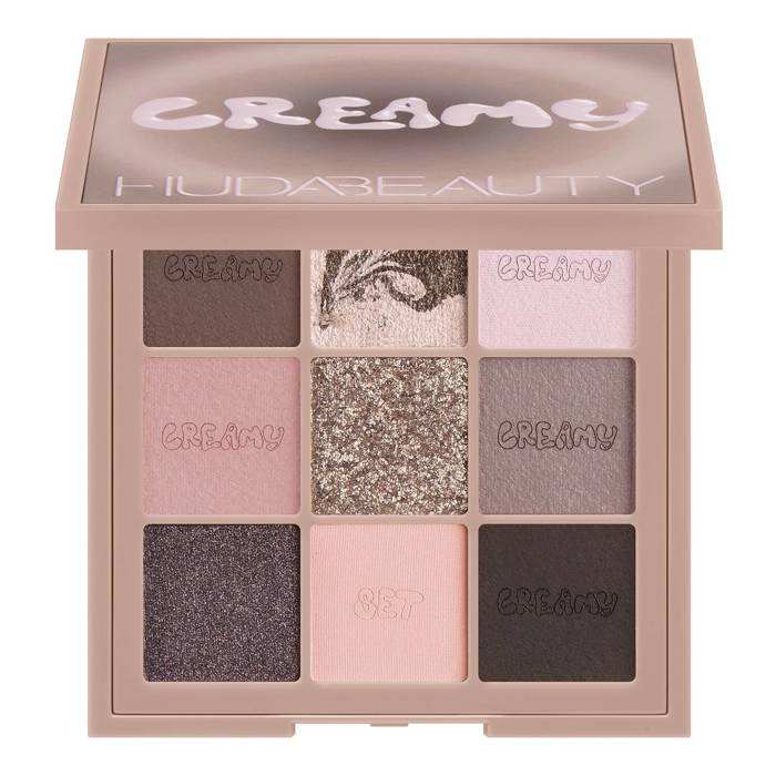 Huda Beauty Creamy Obsessions Eyeshadow Palette Greige 1