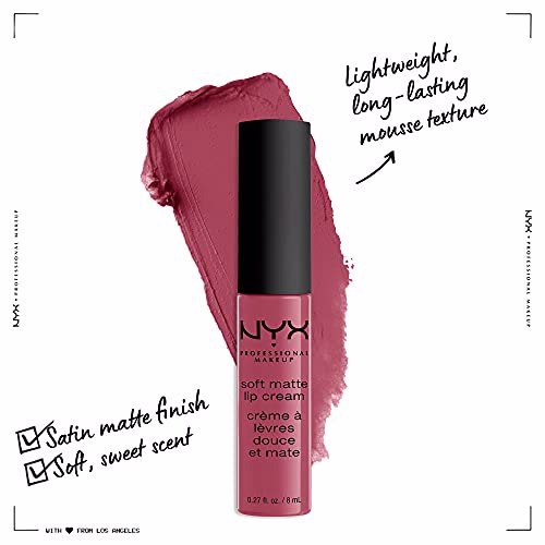 NYX PROFESSIONAL MAKEUP Soft Matte Lip Cream - Sao Paulo (Bubblegum Pink) 2