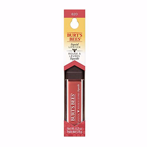 Burt's Bees 100% Natural Moisturizing Liquid Lipstick, Coral Cove 3