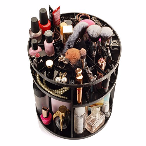 MobileVision Organizer Rotating Tabletop Cosmetic Black 5