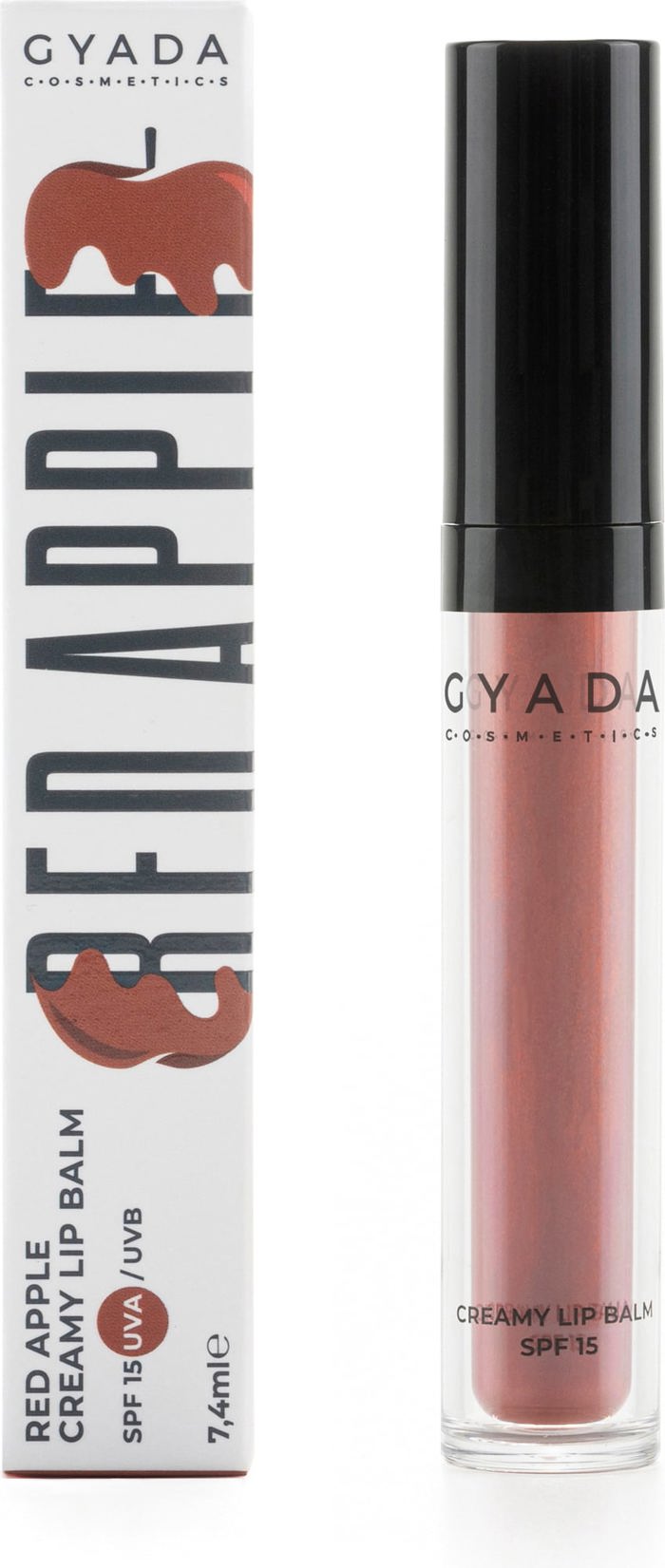 Gyada Cosmetics Balsamo Labbra alla Mela Rossa SPF15 04 Idared 1