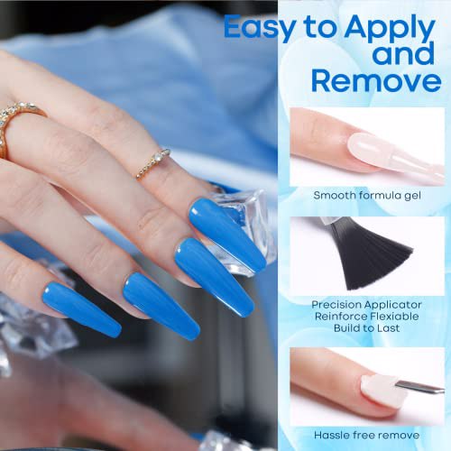 Modelones Gel Nail Polish Set, Blue Moon 5