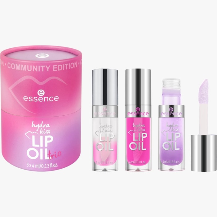 essence HYDRA KISS LIP OIL TRIO set 1