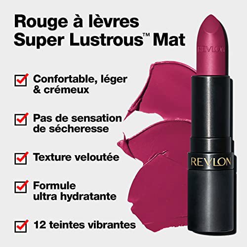 REVLON Super Lustrous The Luscious Mattes Lipstick 025 Insane (Pack of 2) 4