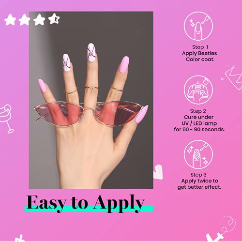 Beetles 20 Pcs Gel Nail Polish Kit, A-Perfect 21 5