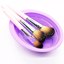 MR LION Silicone Makeup Brush Cleaning Mat Purple Thumbnail 2