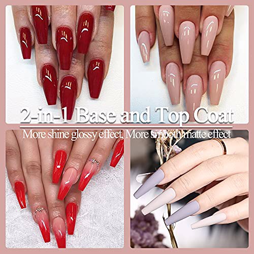 AZUREBEAUTY 2 in 1 Dip Powder Base & Top Coat  2