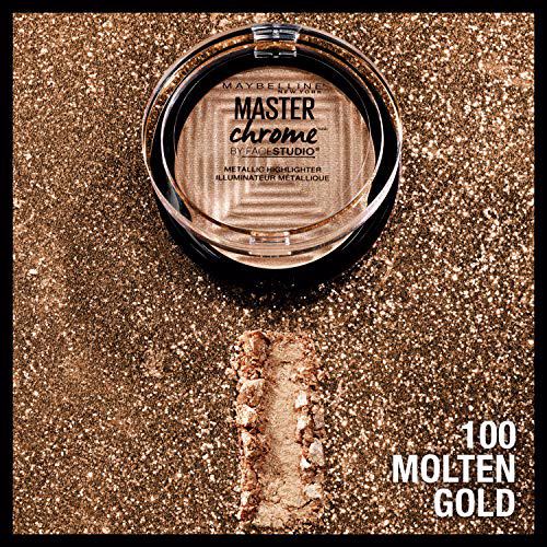 Maybelline New York Master Chrome Metallic Highlighter Molten Rose Gold 3