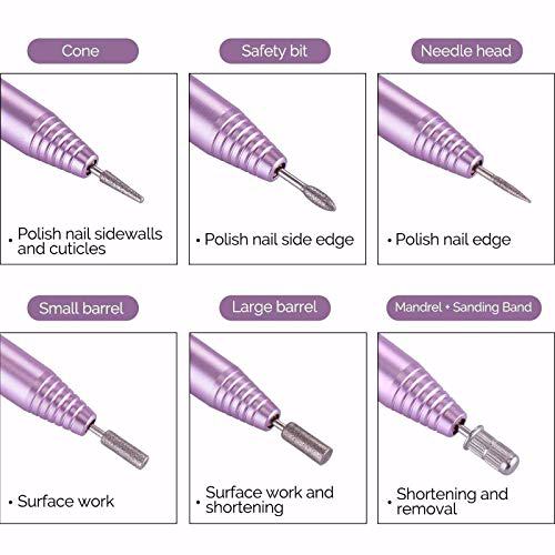 MelodySusie Portable Electric Nail Drill 6