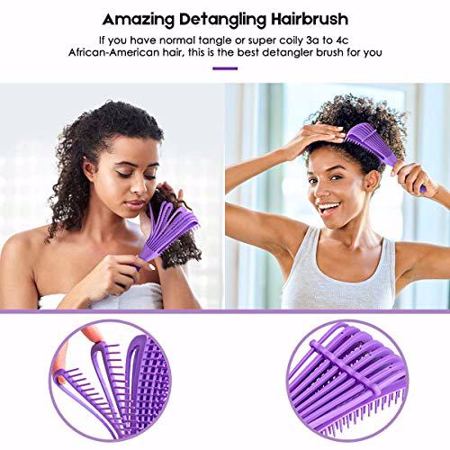 Sosoon Detangling Brush purple 6
