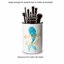 Ceramic Makeup Brush Holder Storage with Cute Sayings Mermaid Thumbnail 4