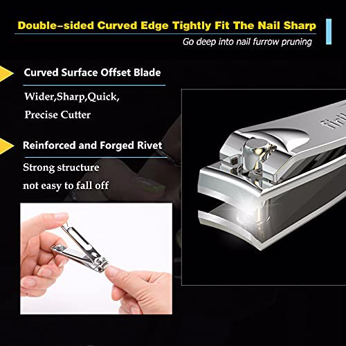 firiKer 4PCS Nail Clipper Set 3