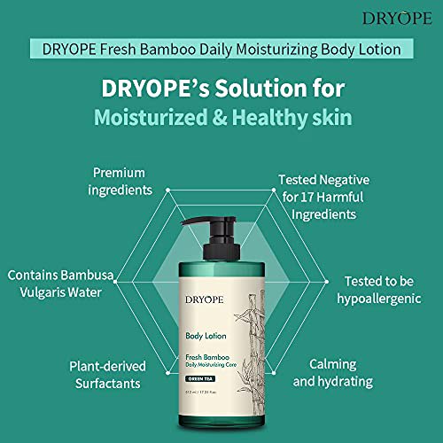 DRYOPE Fresh Bamboo Body Lotion 4