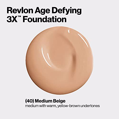 Revlon Age Defying 3X Makeup Foundatio 040 Medium Beige 3