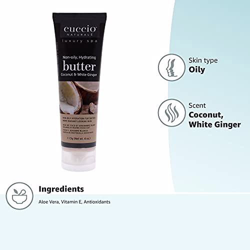 Cuccio Naturale Butter Blend Coconut and White Ginger 3