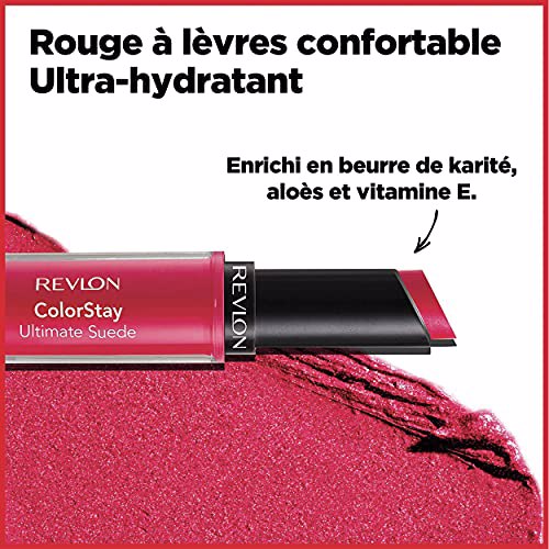 Revlon ColorStay Ultimate Suede Lipstick, Socialite (025) 8