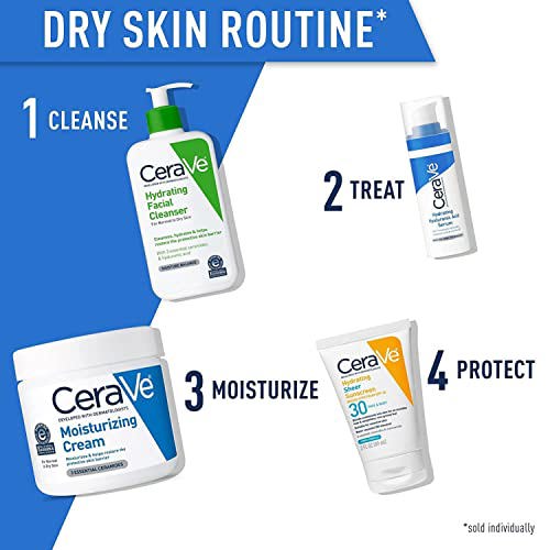 CeraVe Moisturizing Cream Body and Face Moisturizer for Dry Skin 5