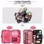 MONSTINA Travel Makeup Bag,Portable Cosmetic Train Case Thumbnail 2
