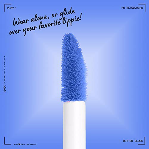NYX PROFESSIONAL MAKEUP Butter Gloss Blueberry Tart Periwinkle Blue 4