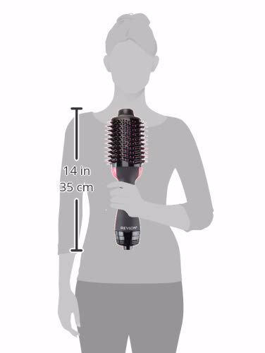 REVLON One-Step Hair Dryer And Volumizer Hot Air Brush, Black 9