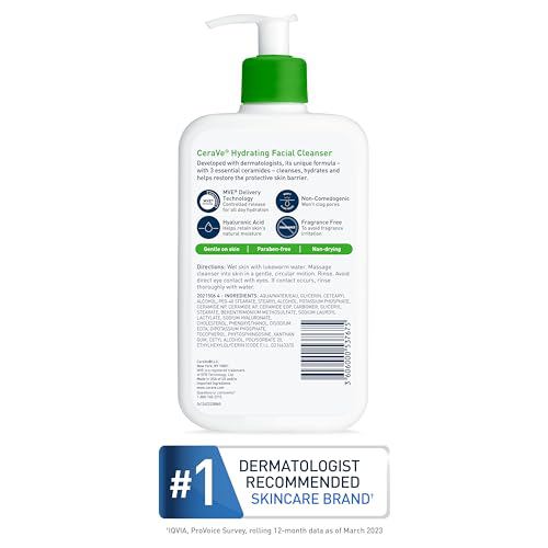 CeraVe Hydrating Facial Cleanser 400 ml 6