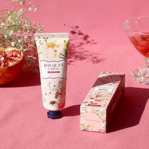 BOUQUET GARNI Hand Cream Set of 4 White Musk Powder Cherry Blossom Clean 2