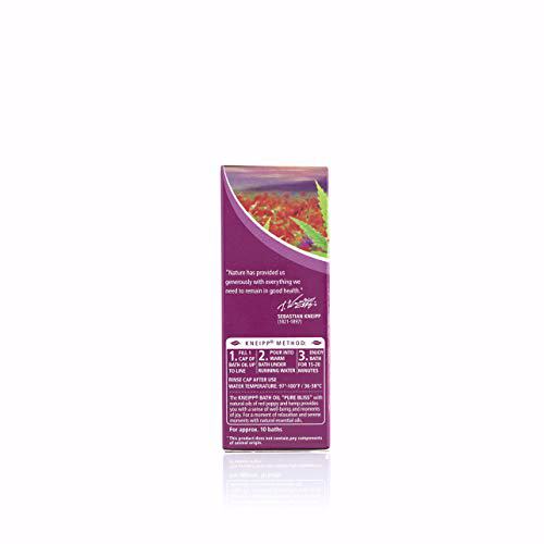 Kneipp Red Poppy & Hemp Herbal Bath Oil 5